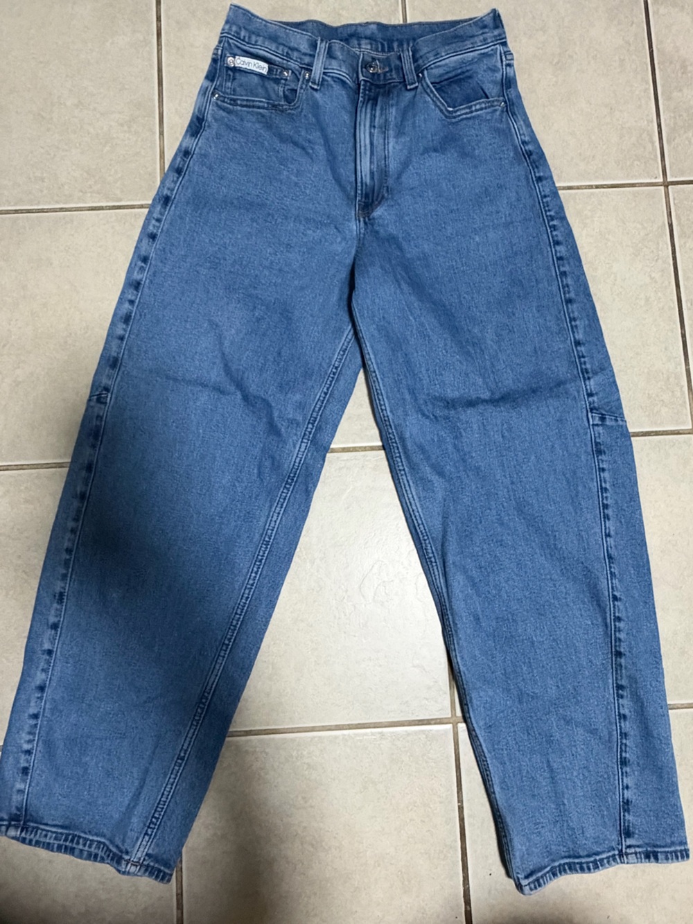 Calvin Klein Barrel Blue Denim Pants 27R
